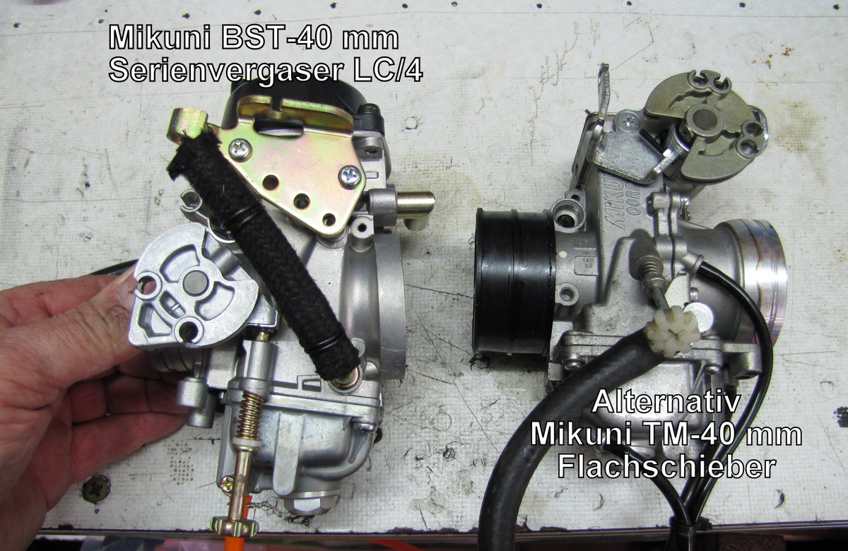 BST40mm Düsen MikuniEinbaukit für Leistungssteigerung MZFaber