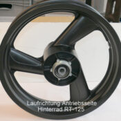 Hinterrad Alu-Guß-3 Speichen incl. Radlager RT-125