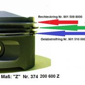 Ring Nr. 2 Minutenring für Original MZ Kolben