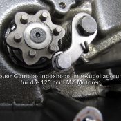 Indexhebel für die Schaltwalze v. MZ-125 Motor