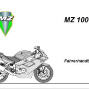 MZ-1000 S Fahrerhandbuch-Bedienungsanleitung